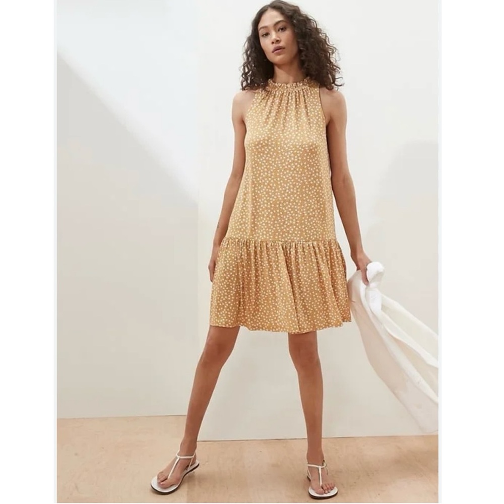 Banana Republic Sleeveless Shift Dress - Honey Orange NWOT